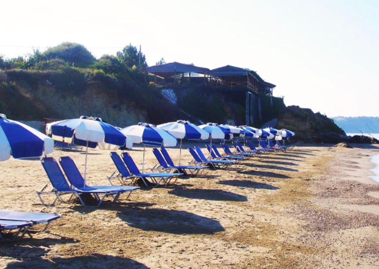 Stefanias Prasoudi Beach Ágios Matthaíos المظهر الخارجي الصورة